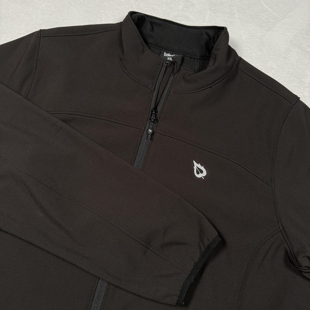 Baleaf Jacket‎ Womens 2XL Black Softshell Windbreaker Cycling Reflective Lined